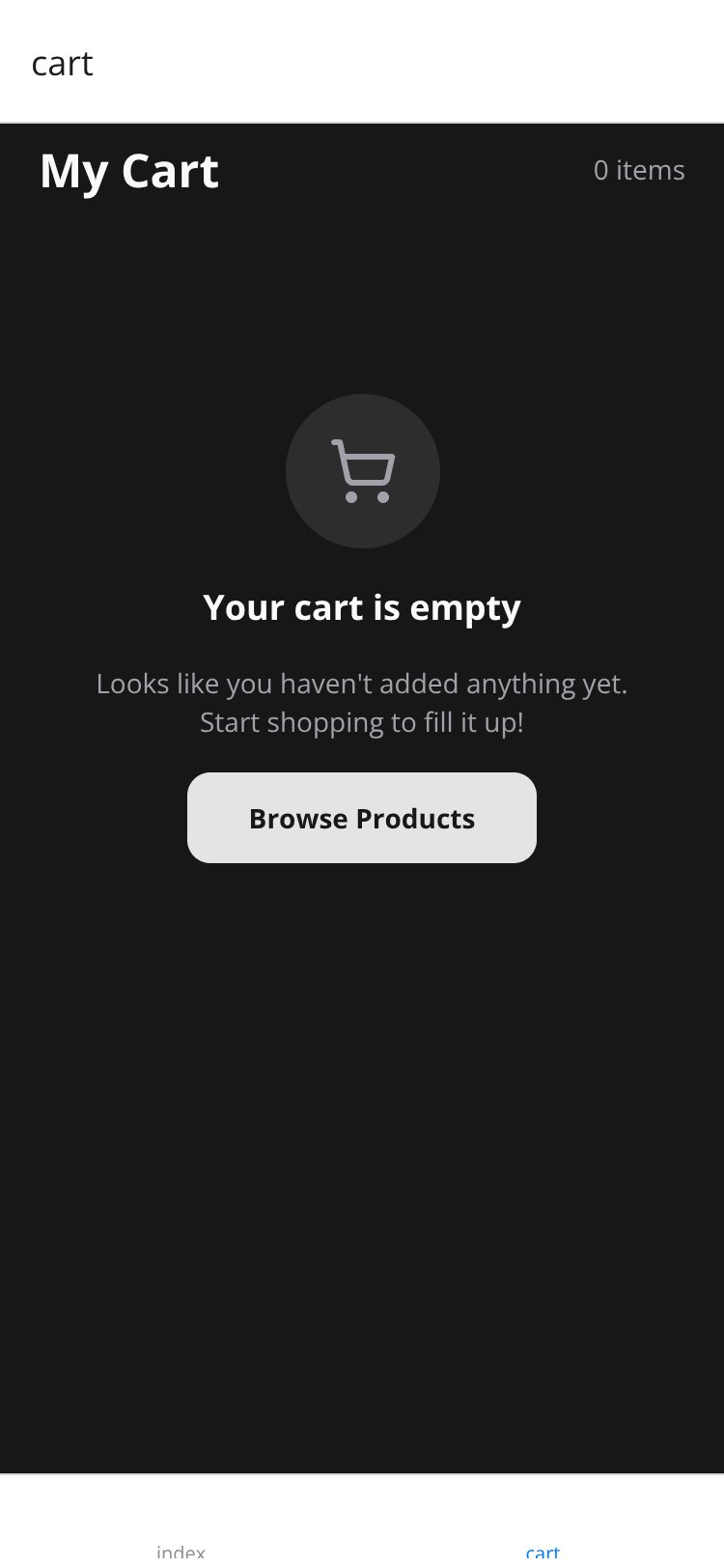 Bazaar screen 3