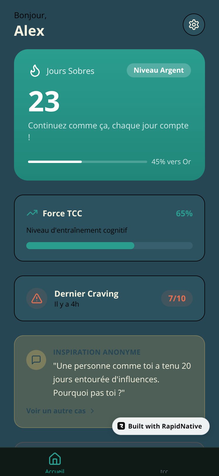 DetoxPath screen 1