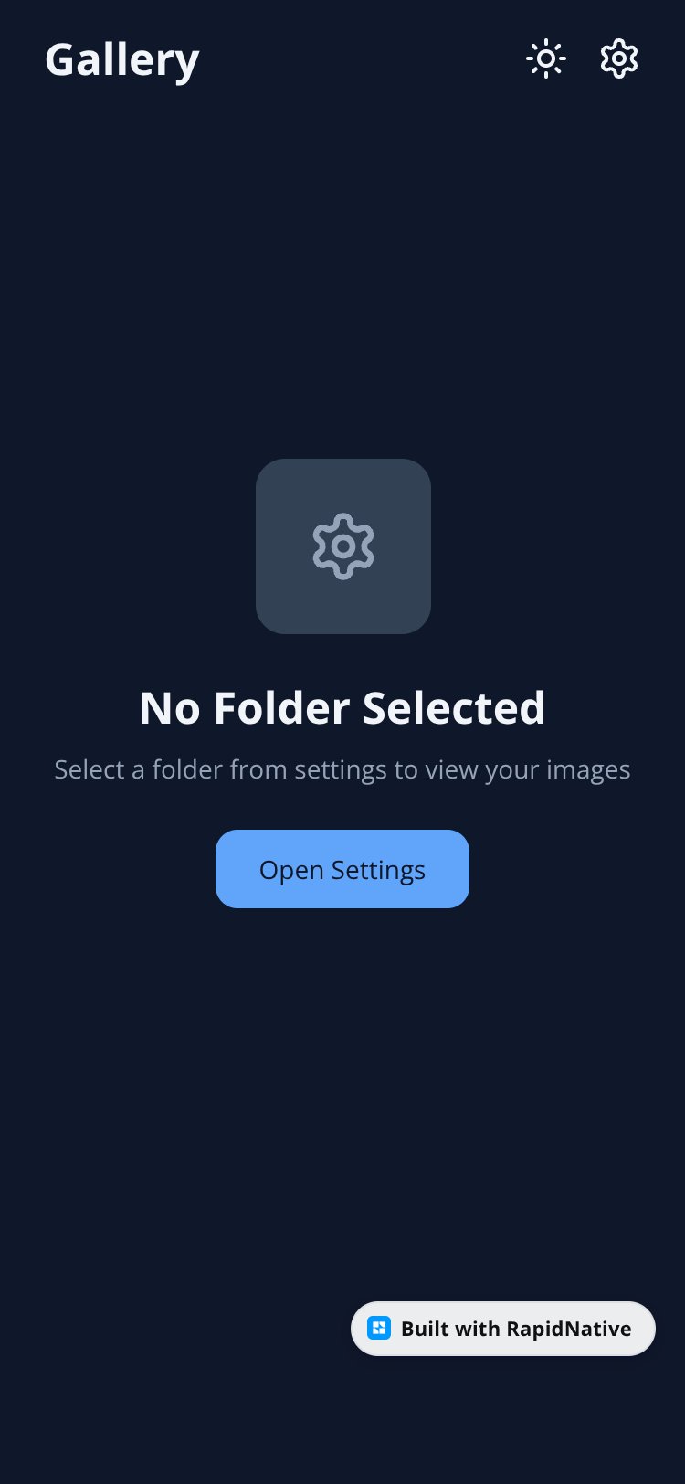Gallery App screen 1