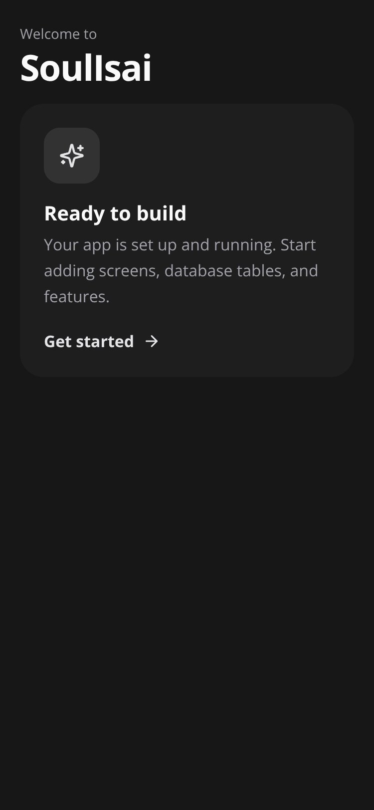 RapidNative App screen 1