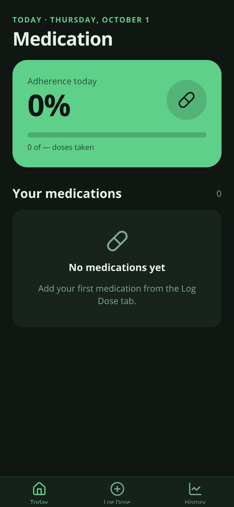 Dosebook screen 5