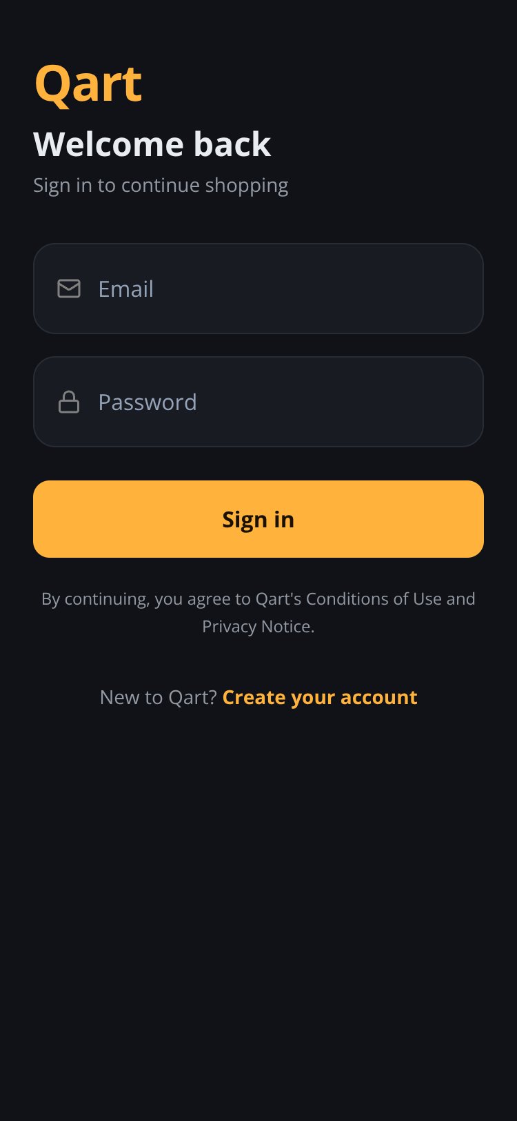 Qart screen 1