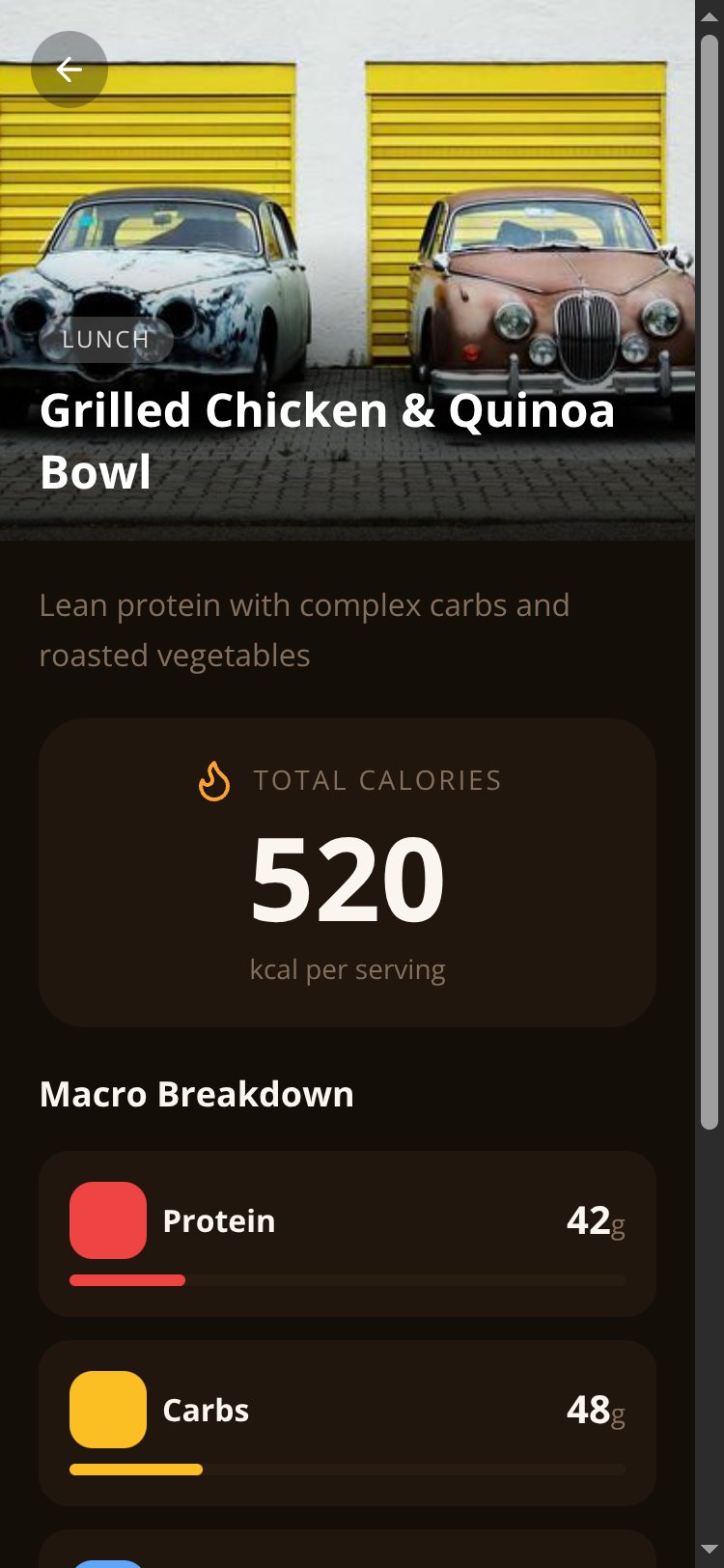 MealStrong screen 3