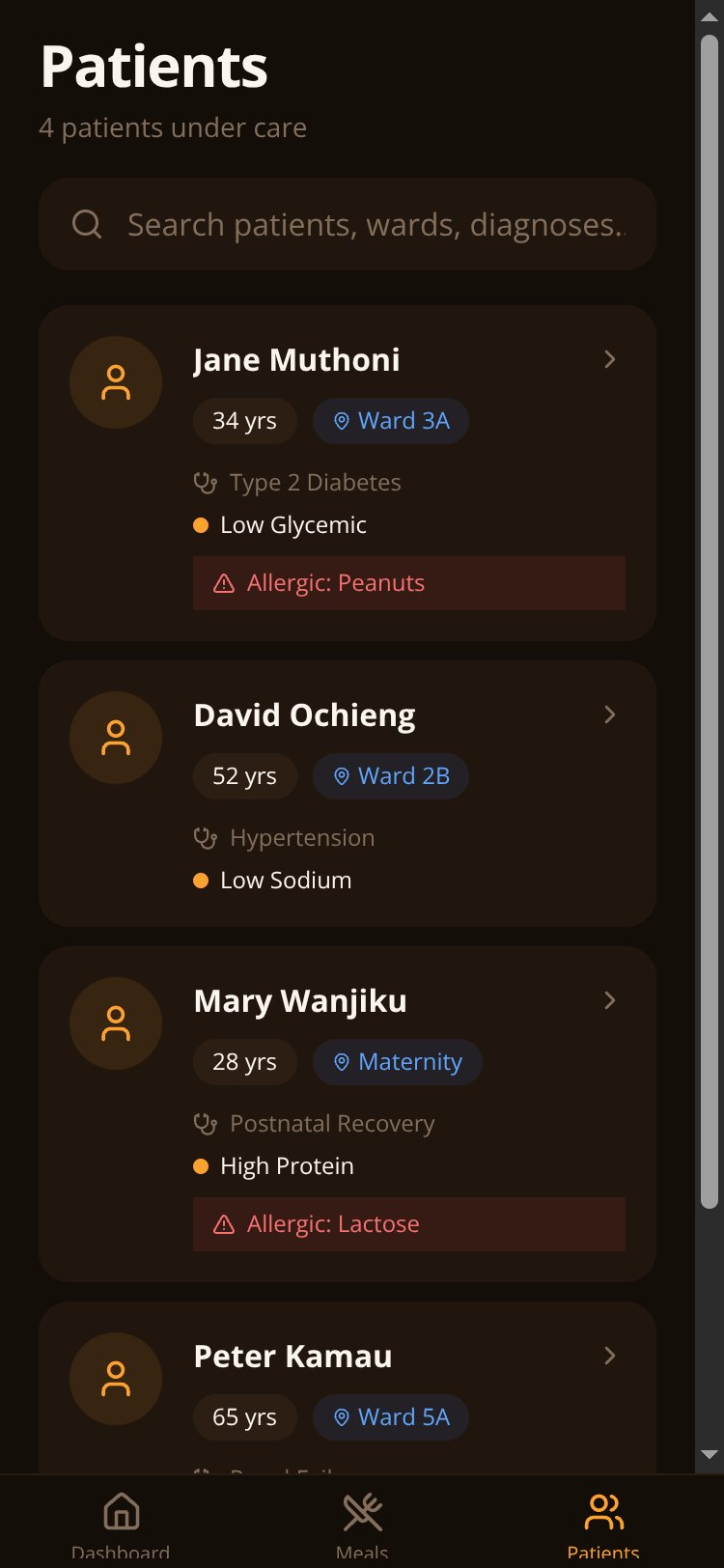 MealStrong screen 4