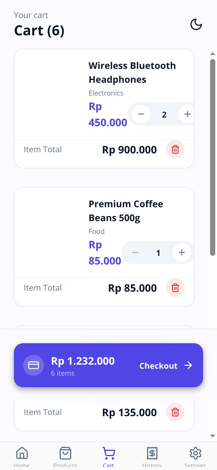 PoshPay screen 3