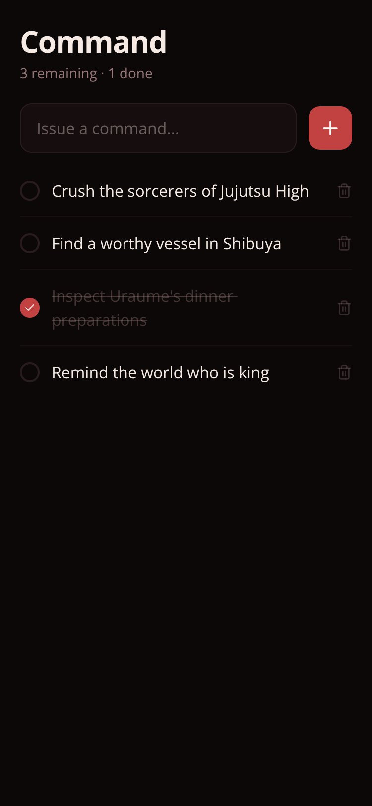 Command screen 1