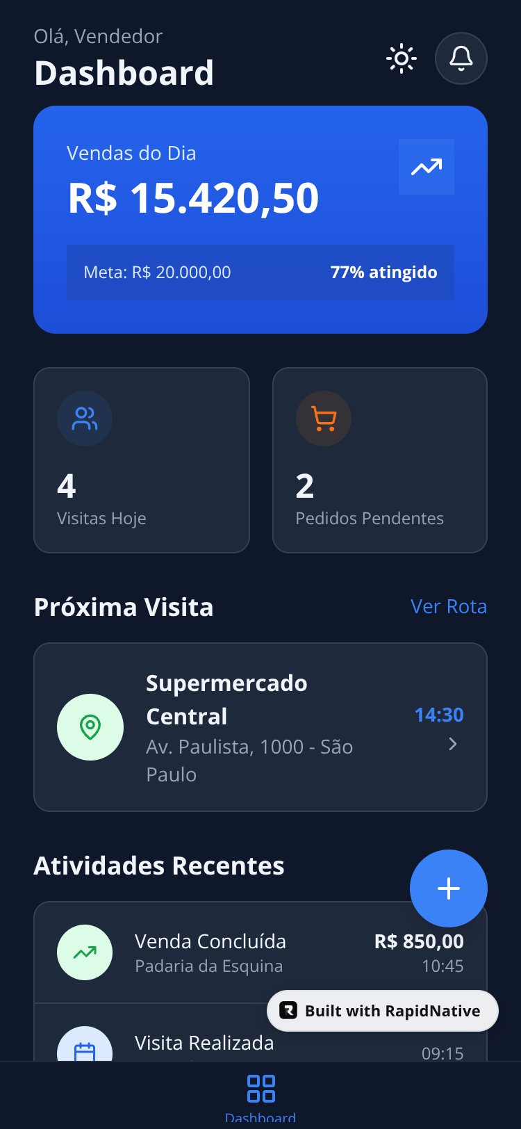 SalesForce Pro screen 1