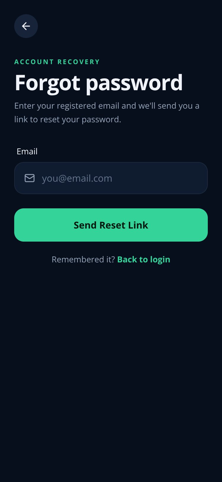 RapidNative App screen 1