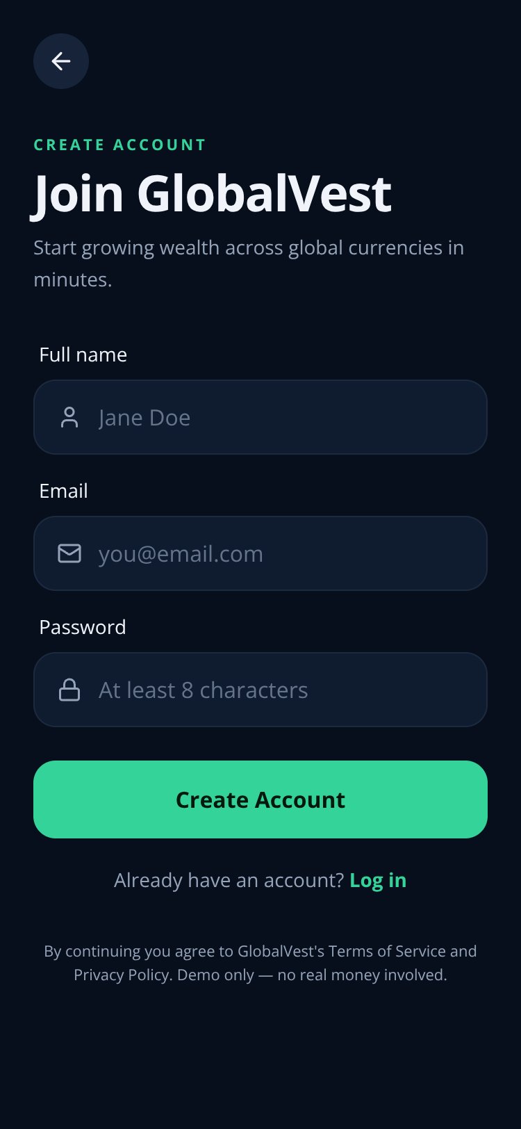 RapidNative App screen 3