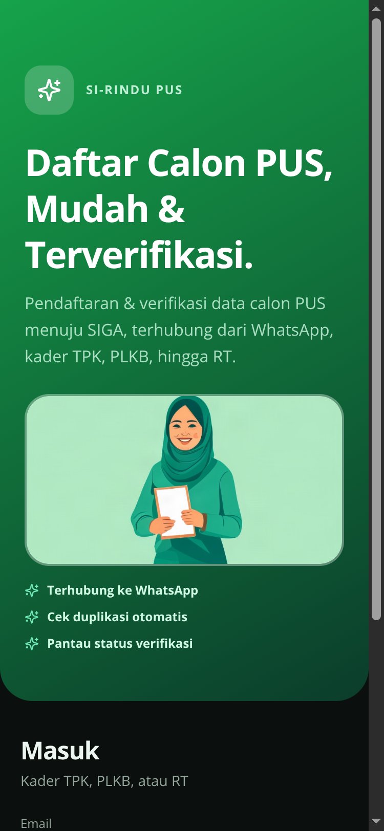 SI-RINDU PUS screen 1
