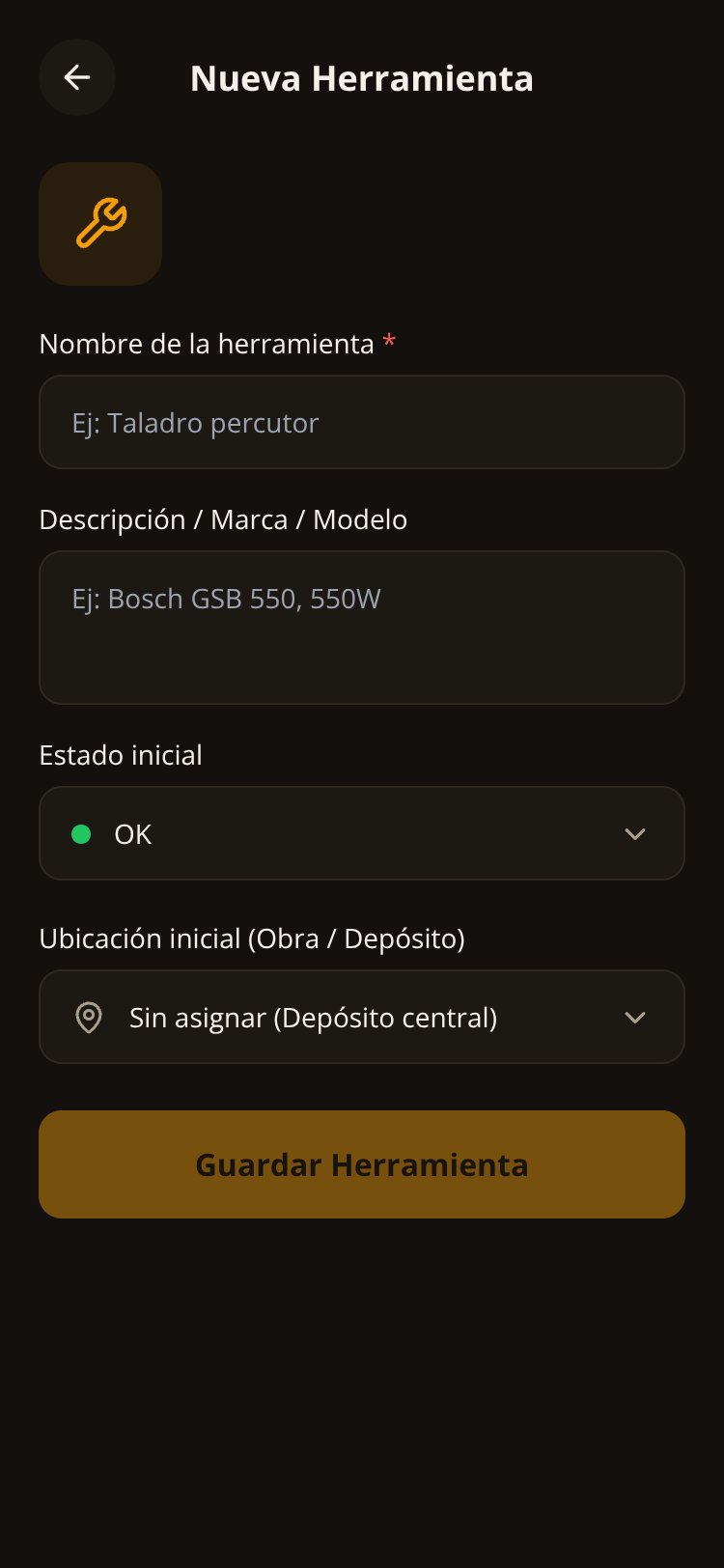 StockHerramientas screen 3