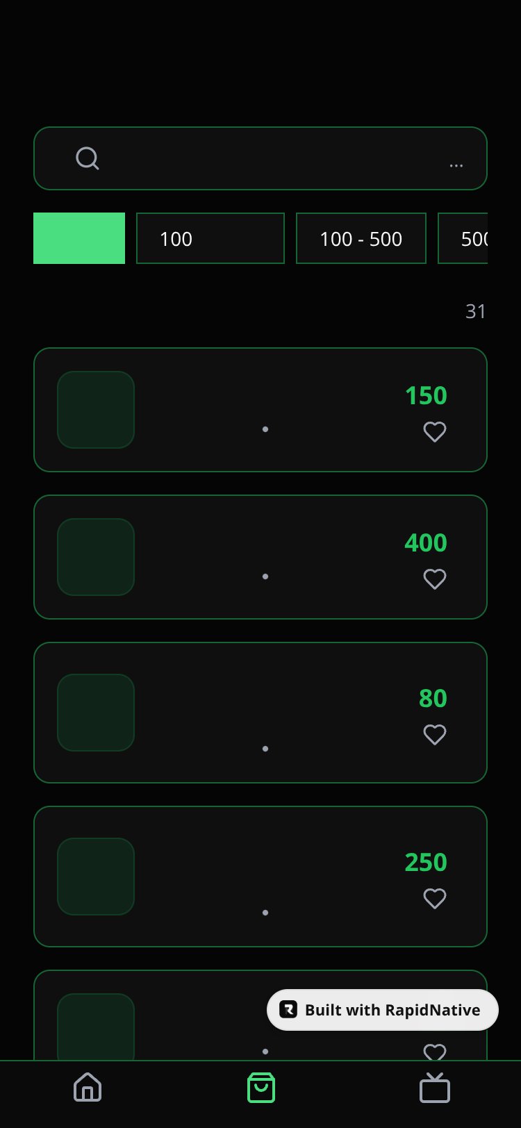SmartApp screen 1