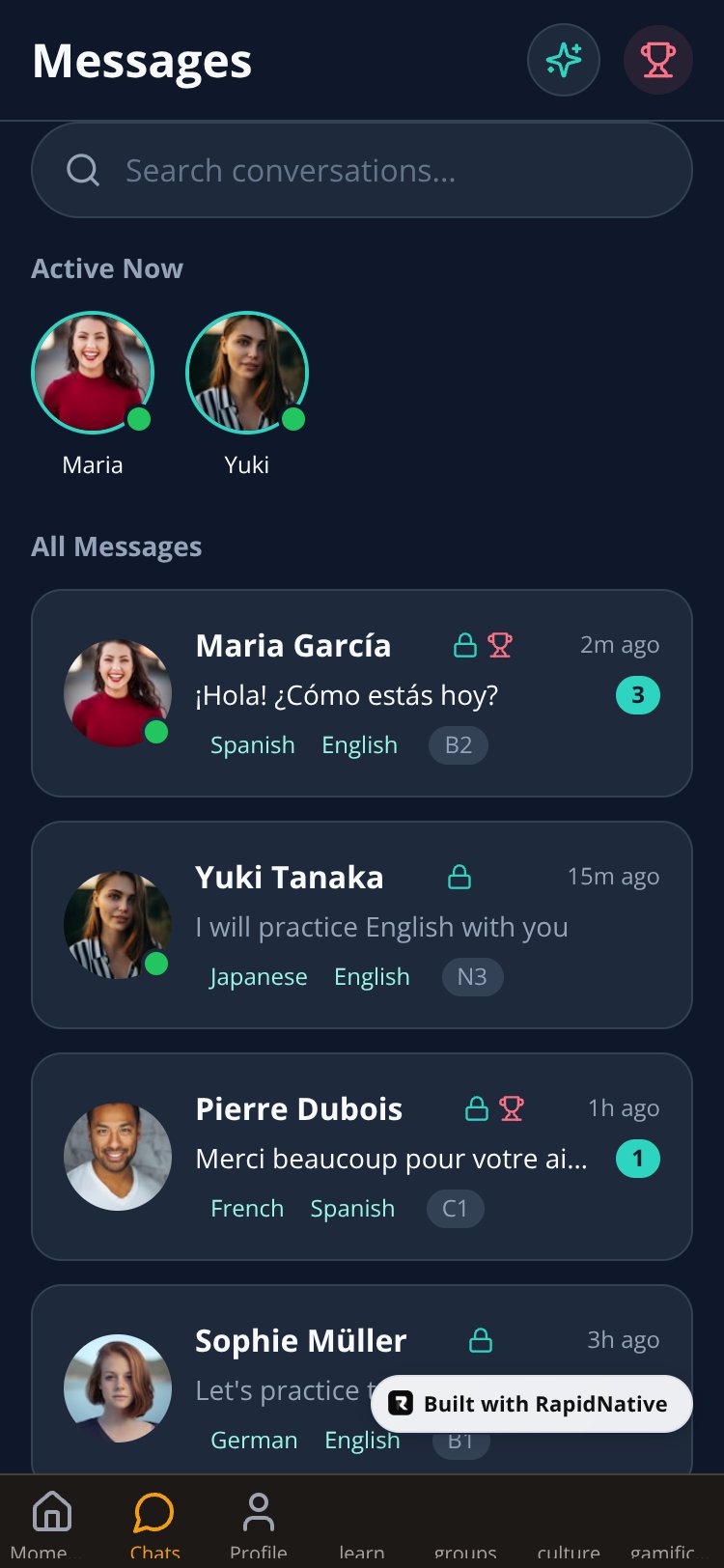 LingoConnect screen 4