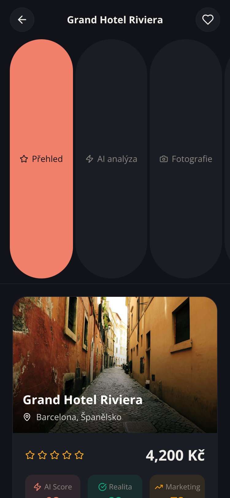 Travel Intelligence AI screen 1
