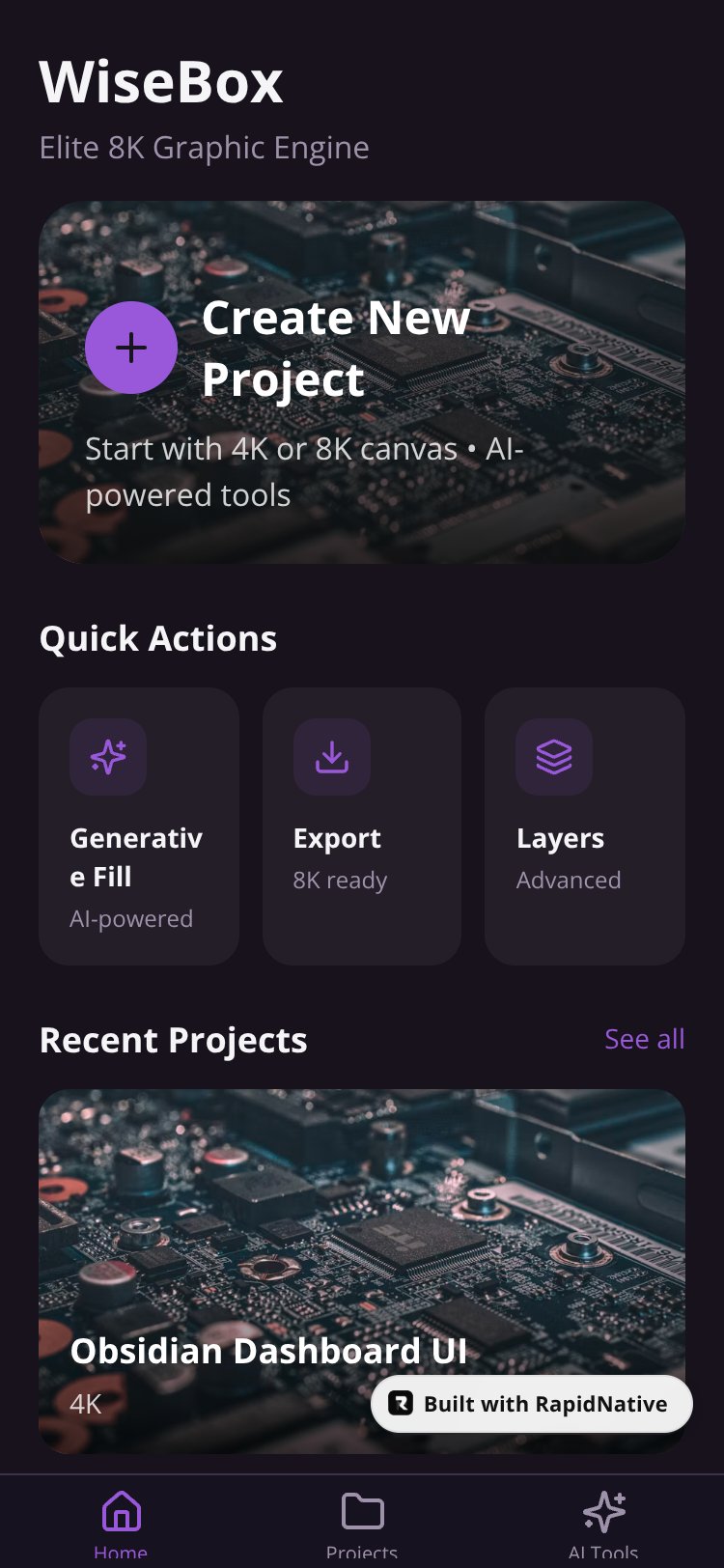 WiseBox screen 3