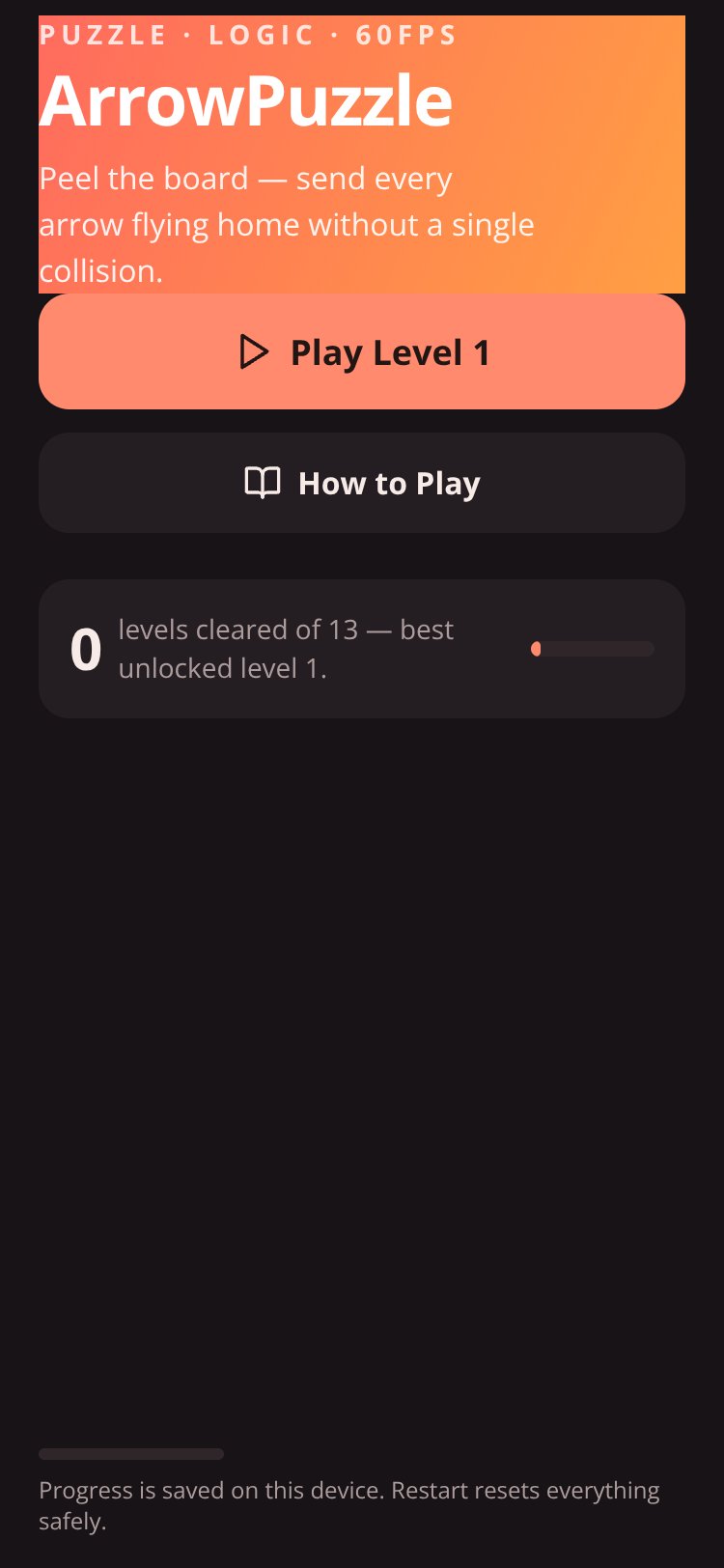 ArrowPuzzle screen 2