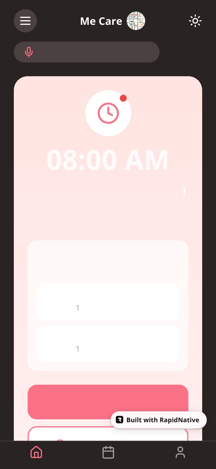 Medication Reminder screen 3