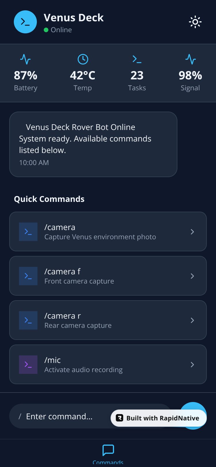 Rover Camera screen 2