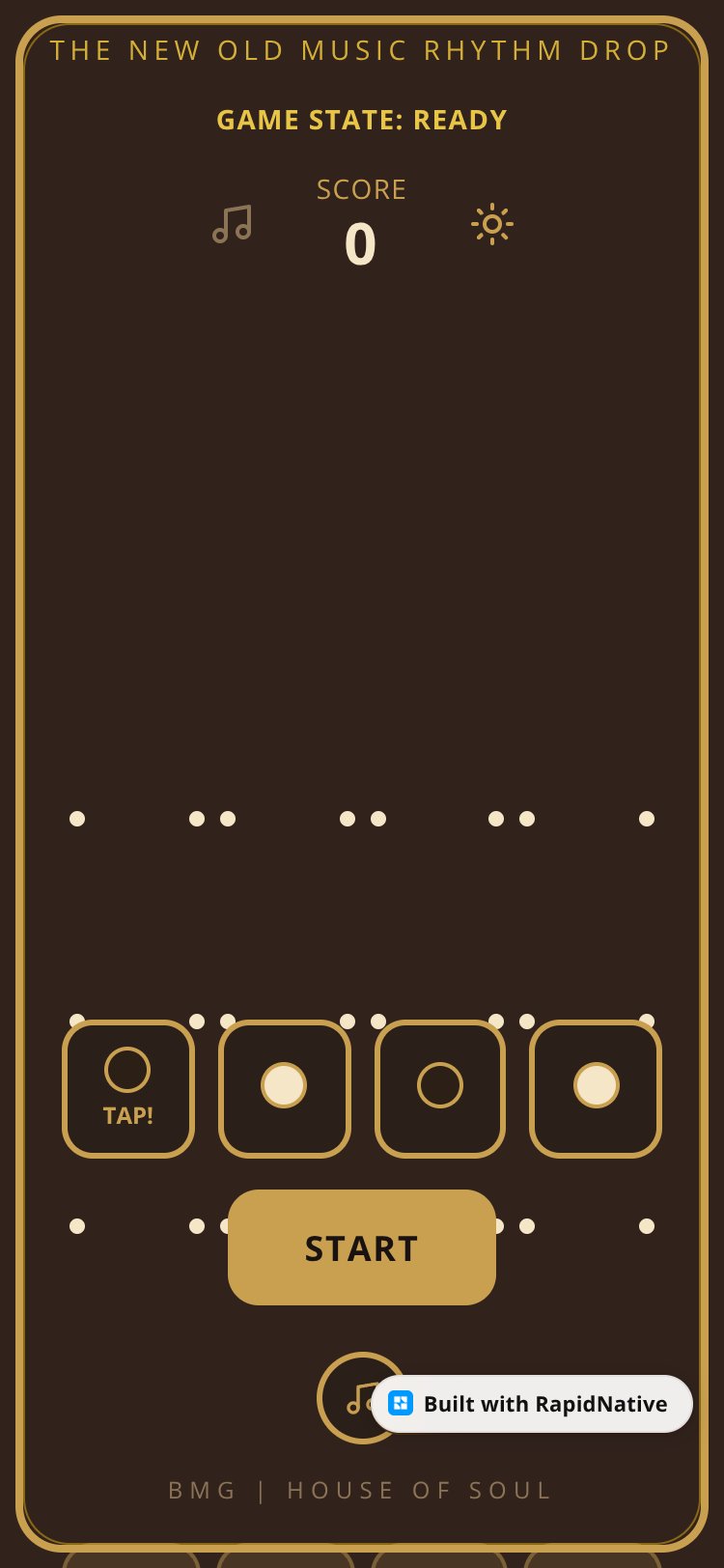 Rhythm Drop screen 1