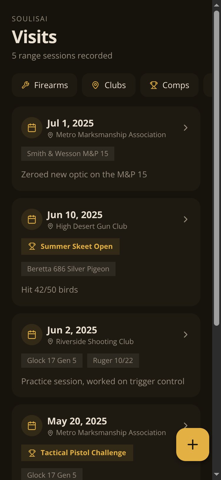 Range Log screen 4