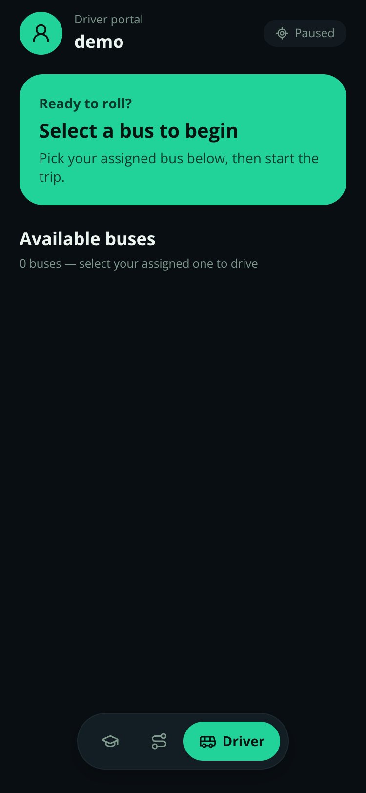 CampusBus screen 4