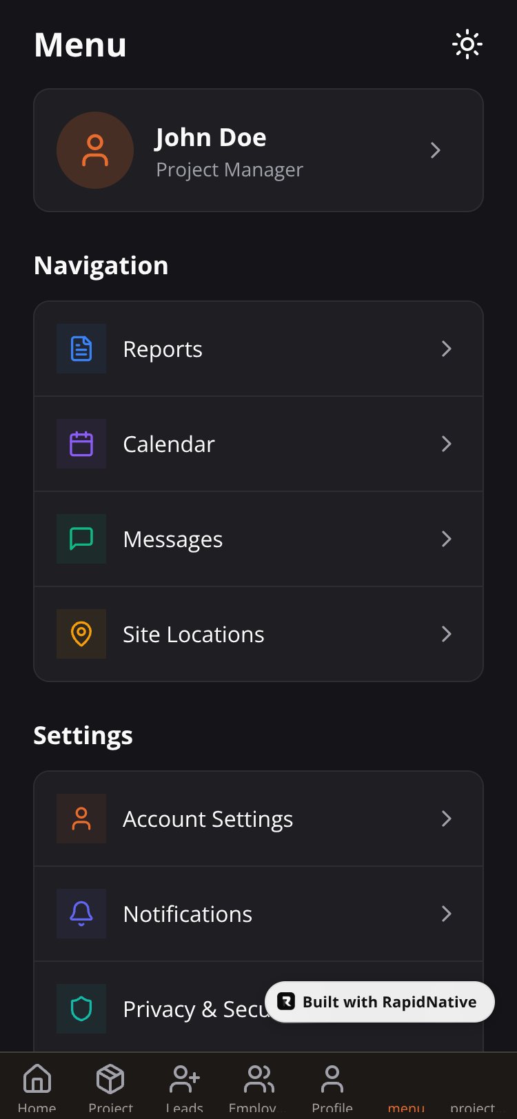 ServicePro Connect screen 4