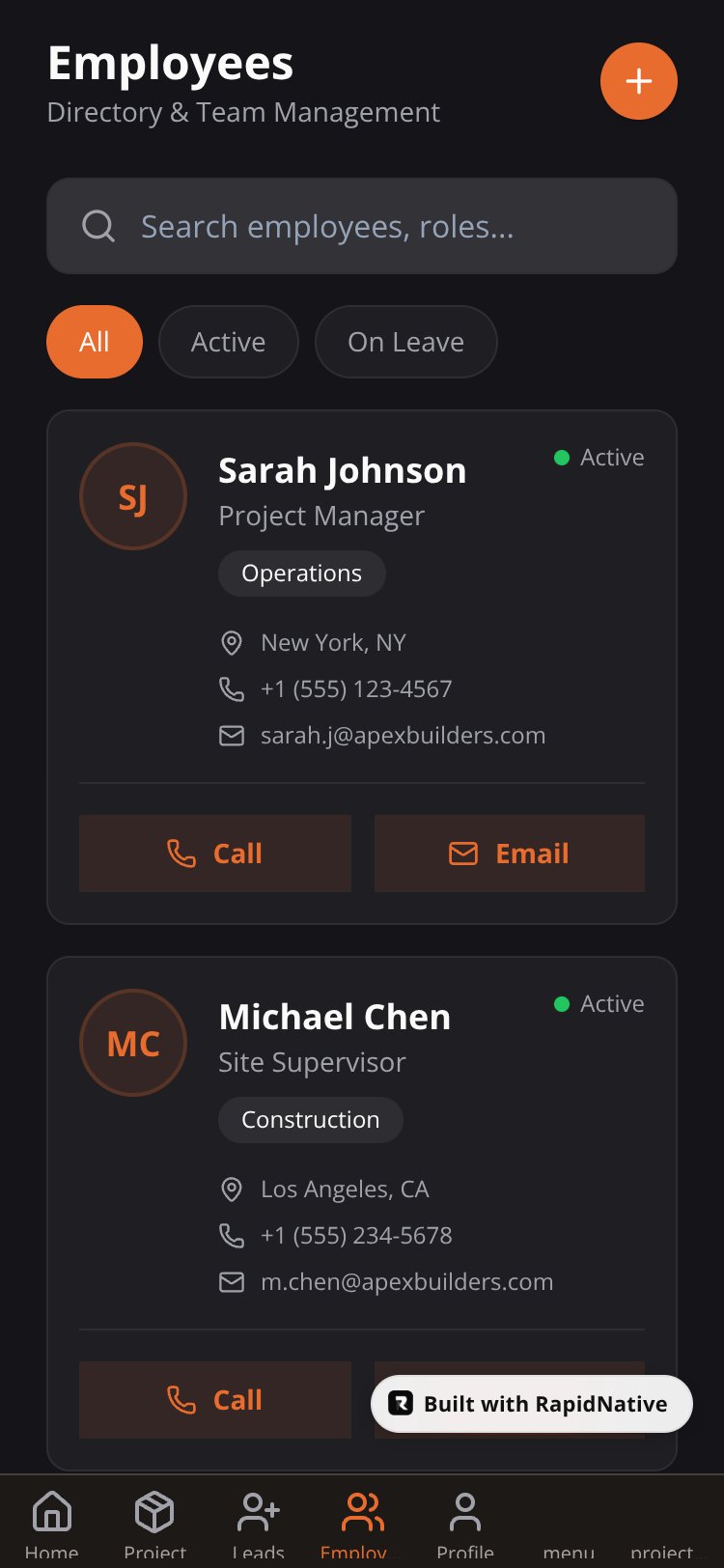ServicePro Connect screen 5