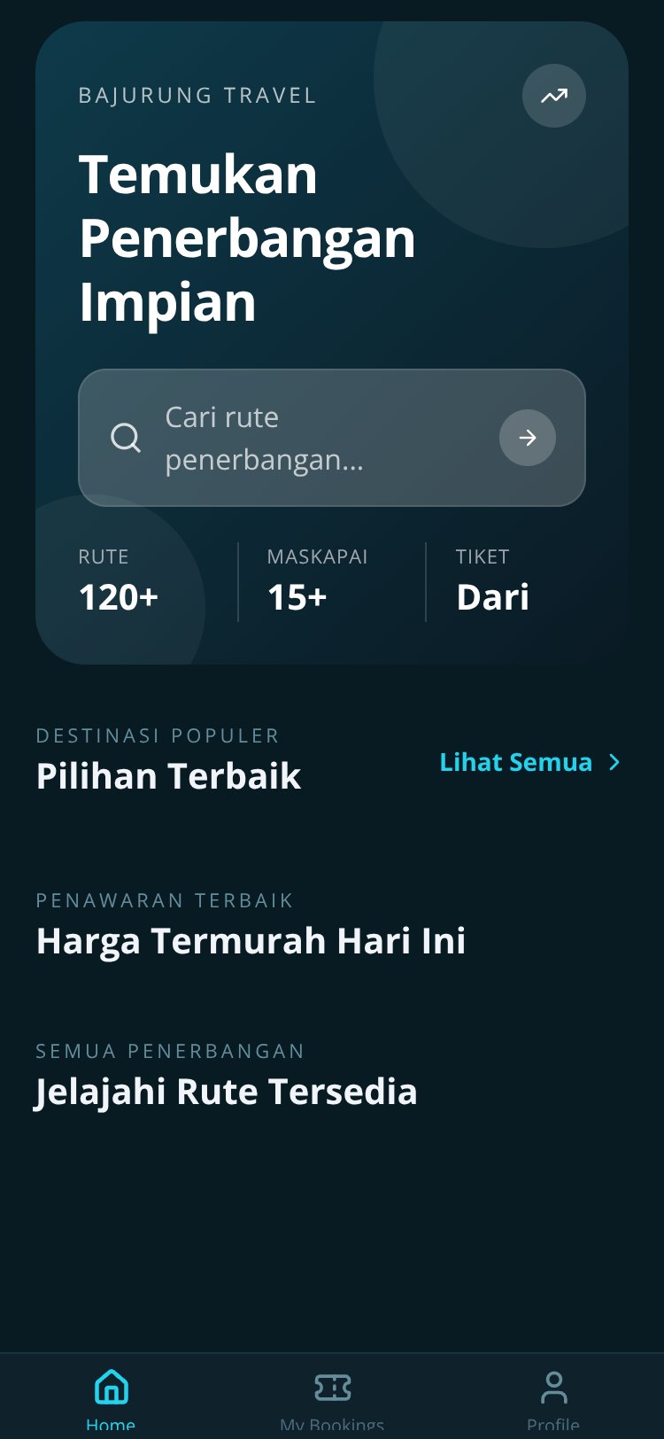 Bajurung Travel screen 2