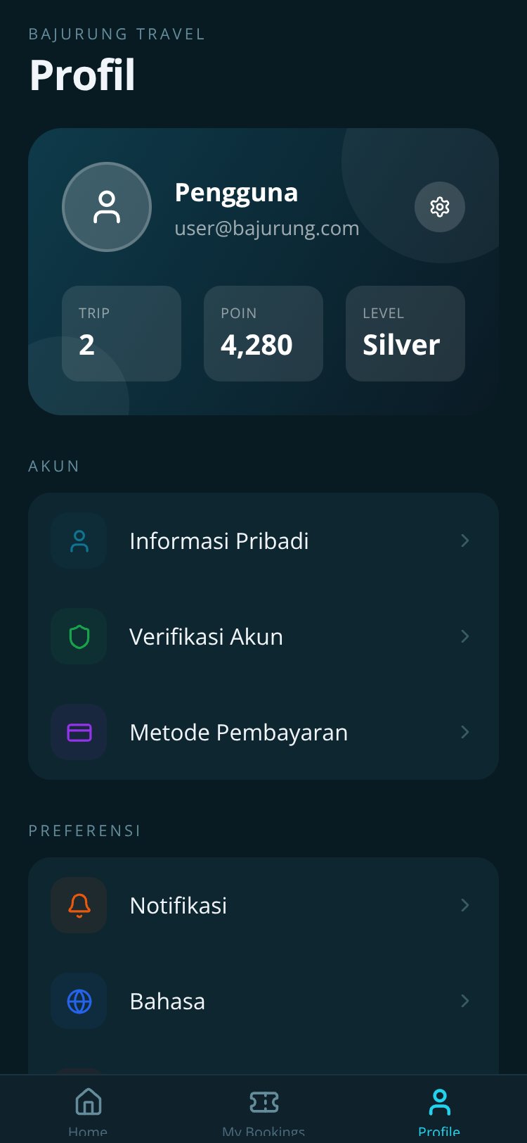 Bajurung Travel screen 3