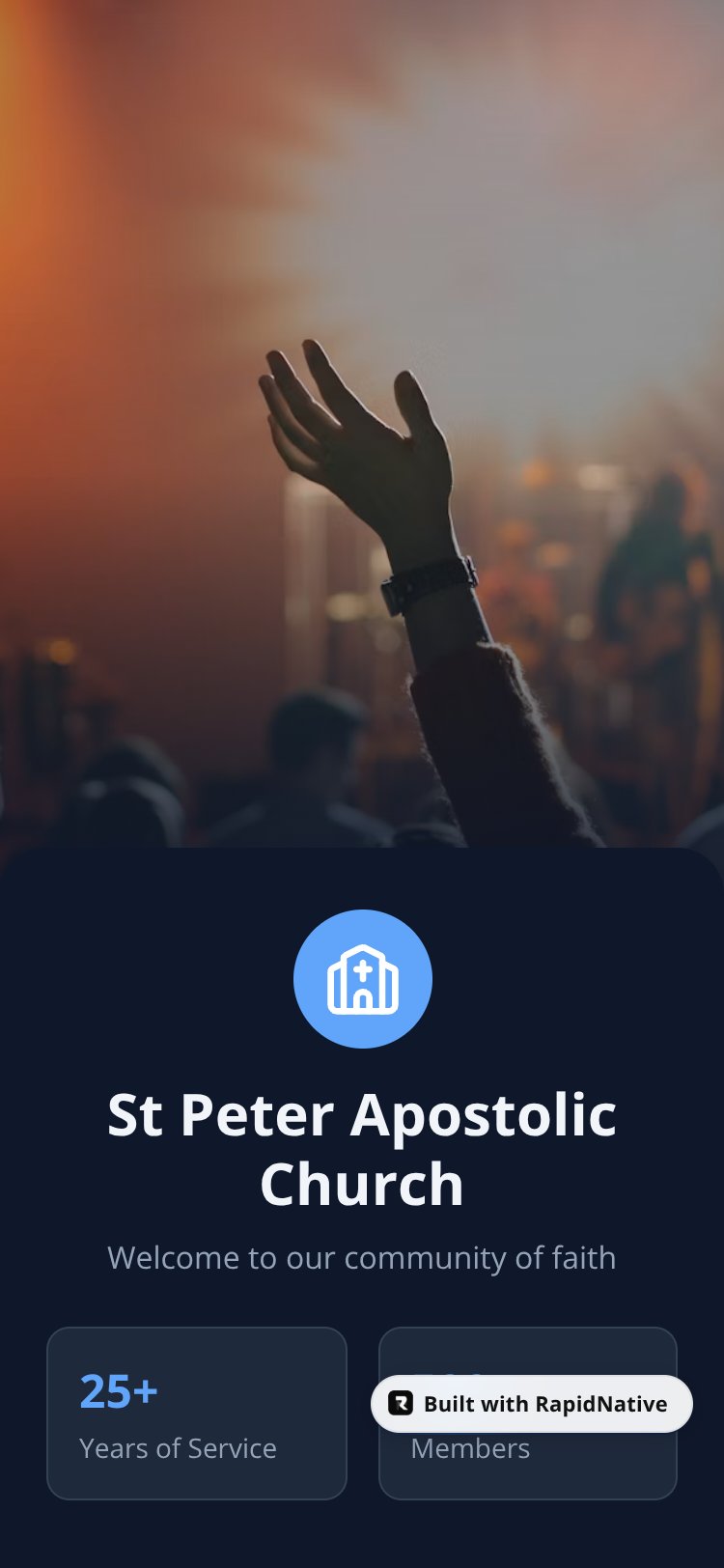 St Peter Apostolic Church screen 1