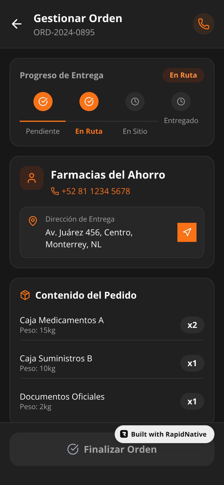 LogiTrack screen 3