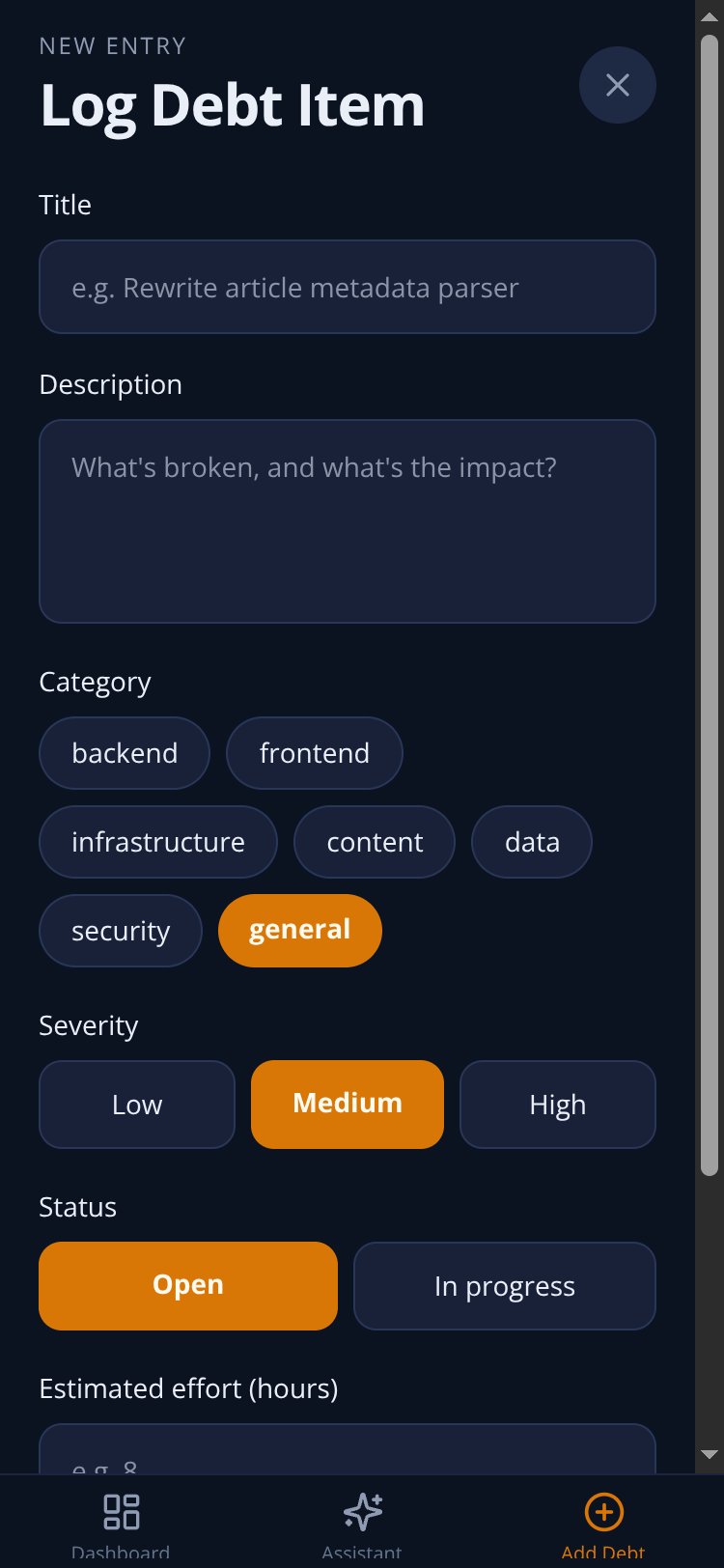 BylineWard screen 2