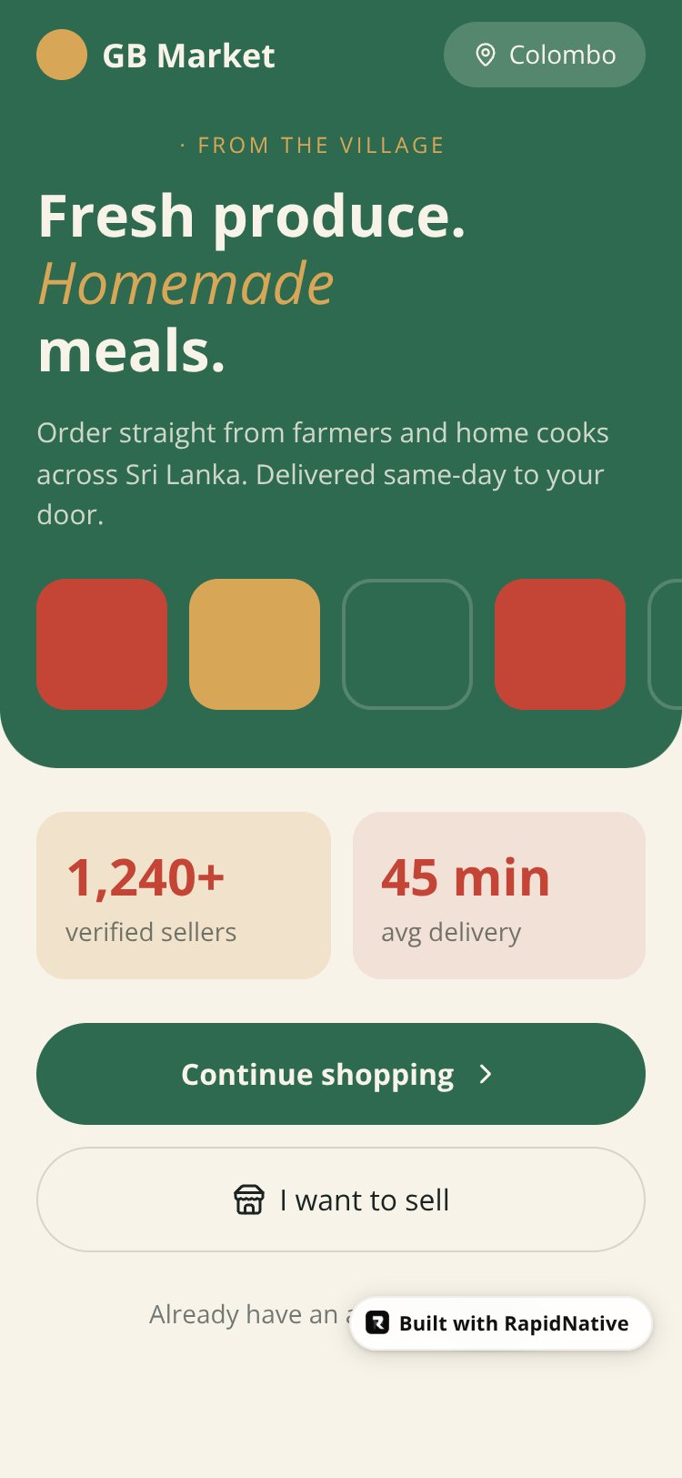 GB Market screen 1