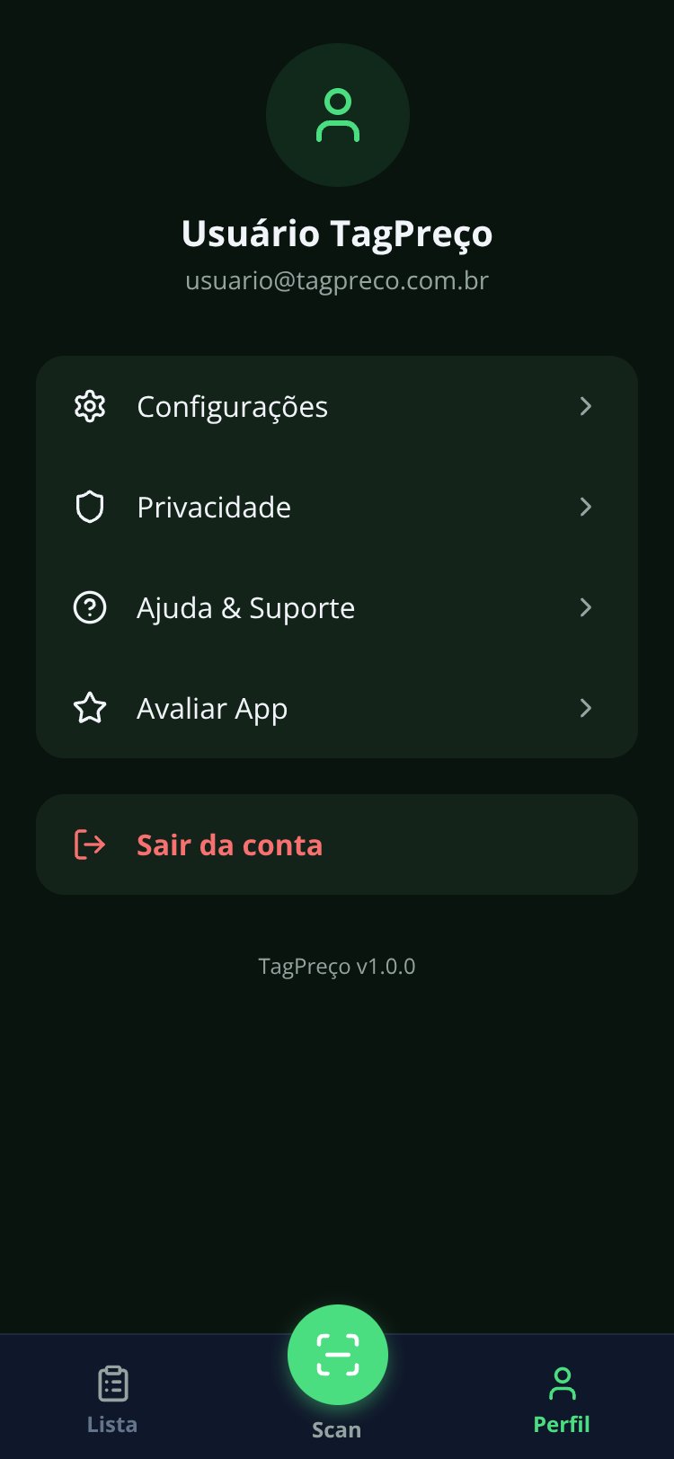 TagPreço screen 2