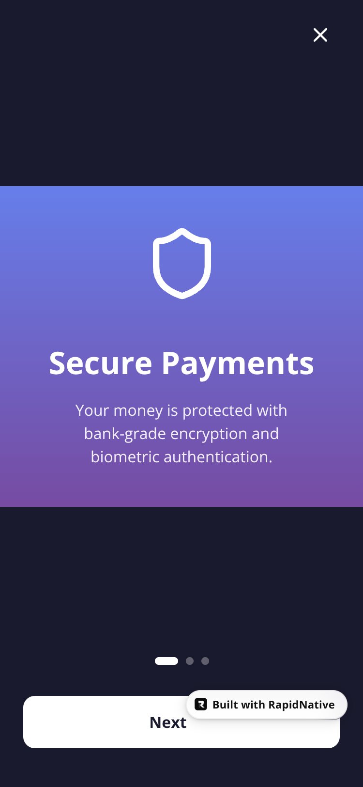 PayFlow screen 1