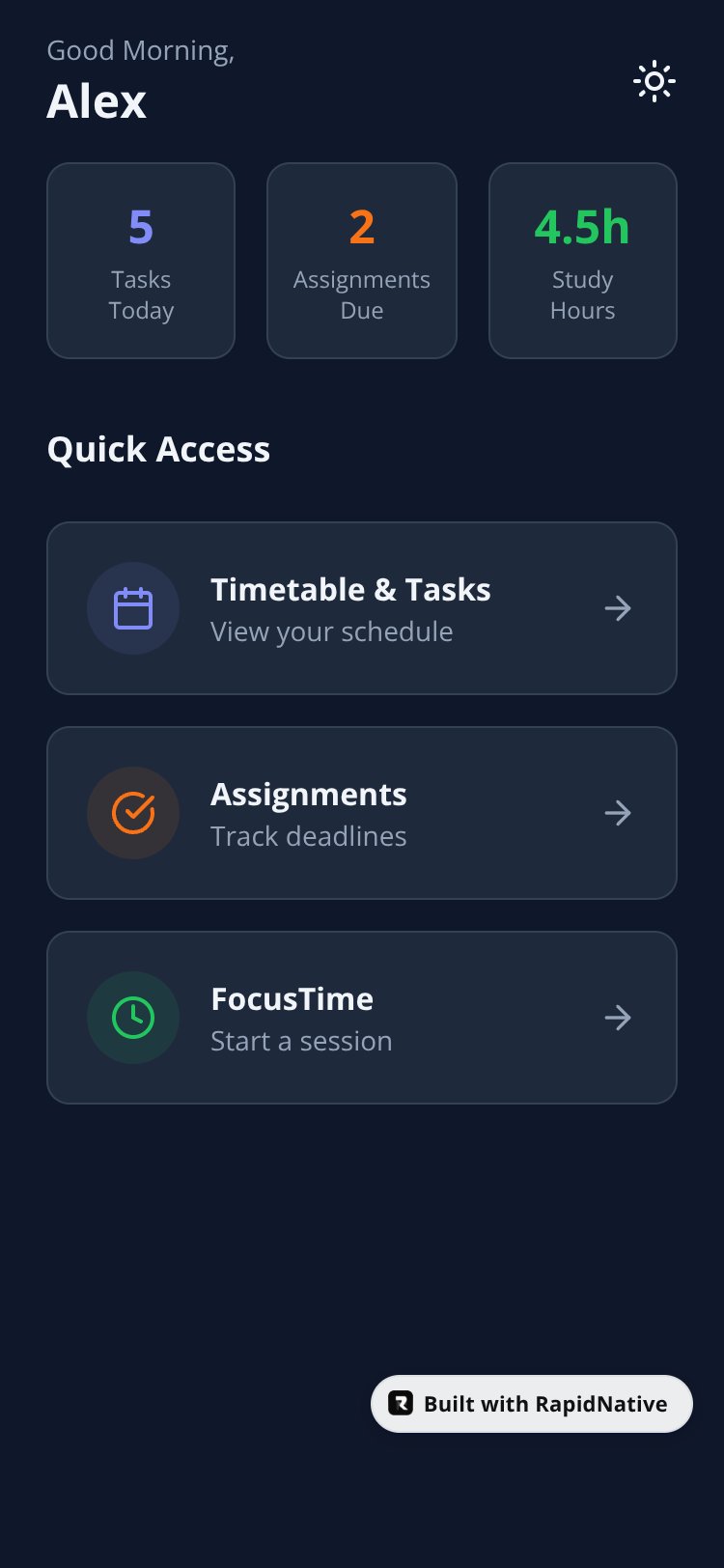 StudyFlow screen 4