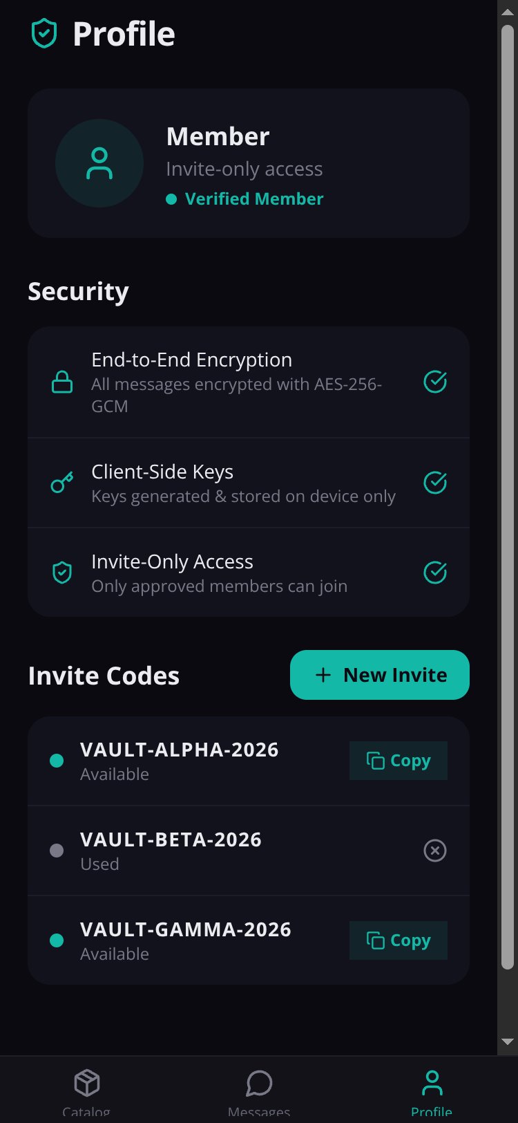 Vault screen 3