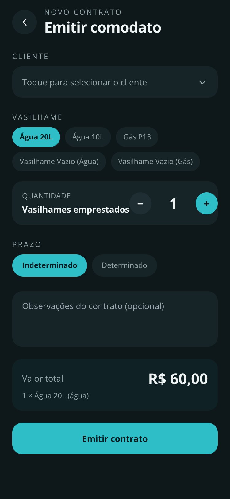 AguaGas Comodato screen 5
