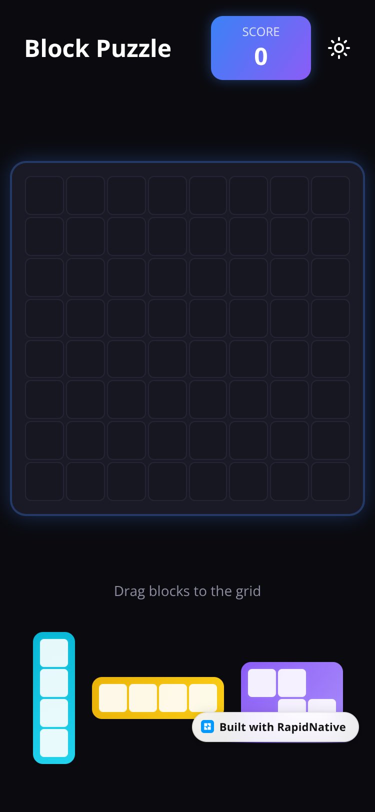 Puzzle Blocks screen 1