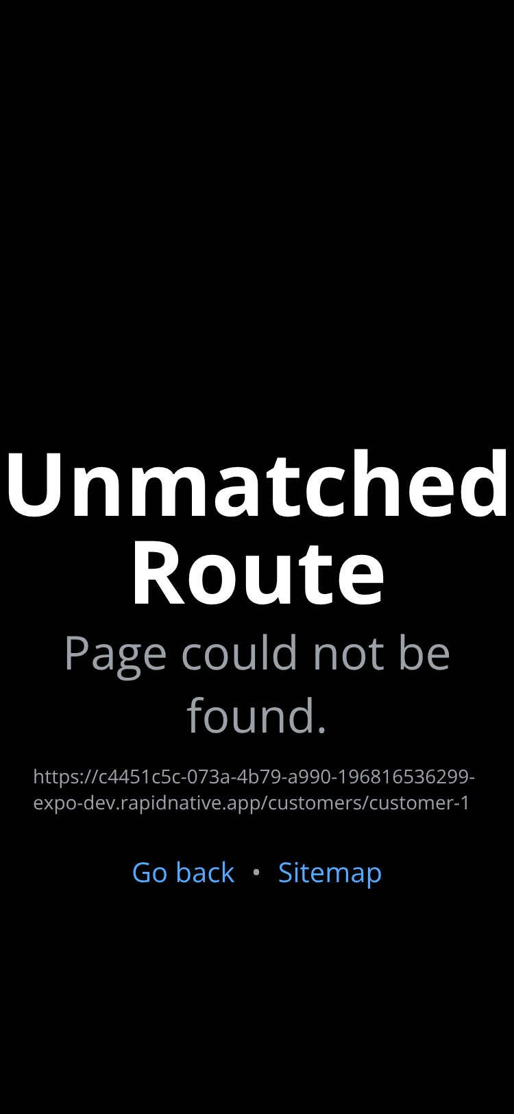 RapidNative App screen 3