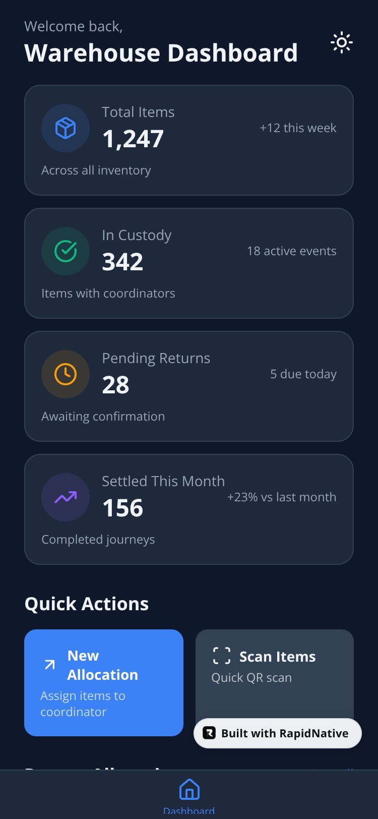 AssetFlow Pro screen 1