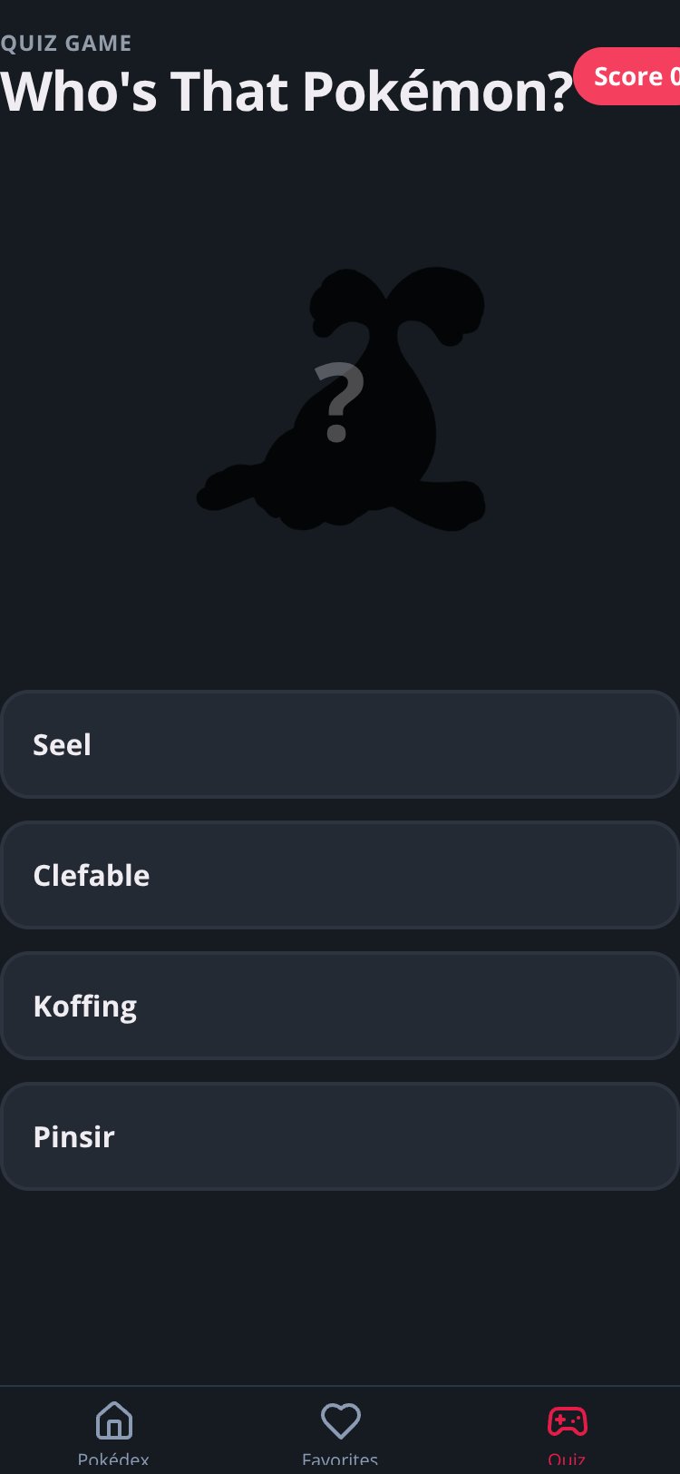 Pokédex screen 3