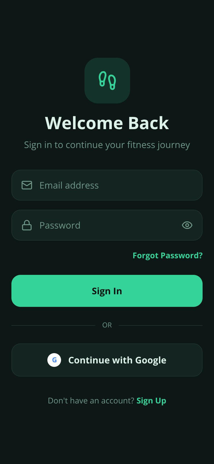 Steps Tracker screen 4