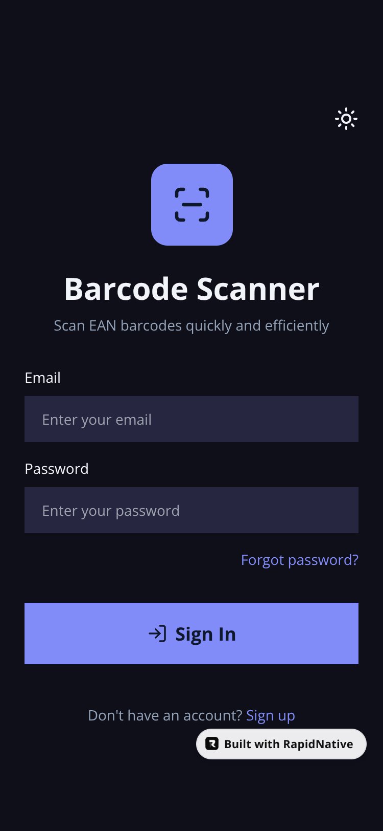 ScanIt screen 2