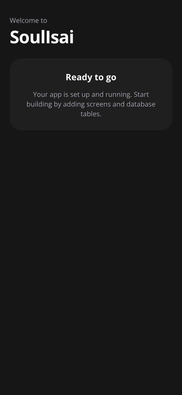 RapidNative App screen 1