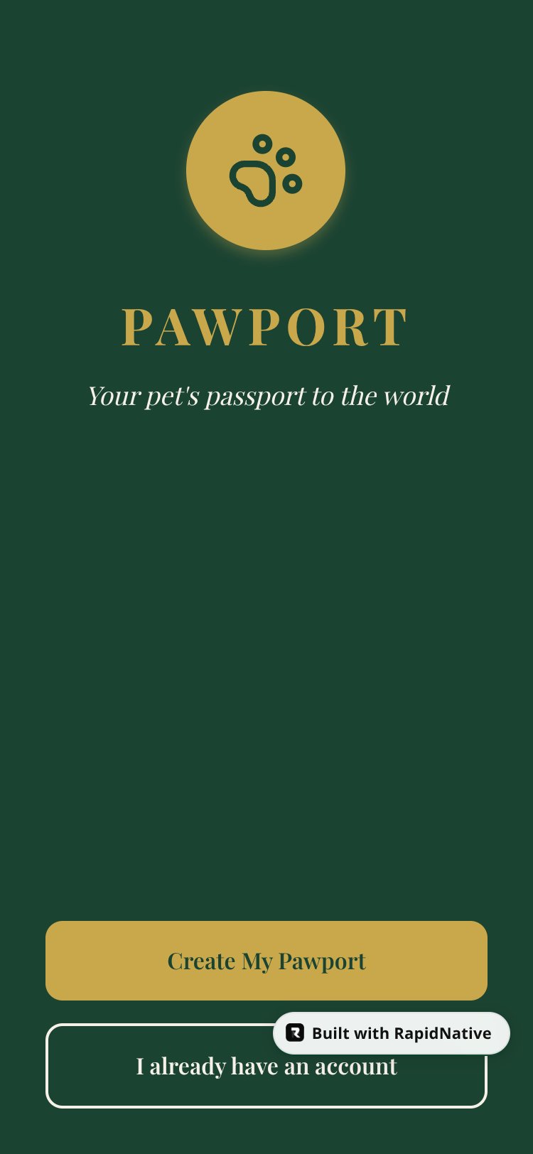 Pawport screen 3
