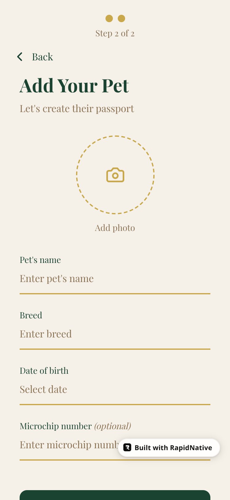 Pawport screen 4