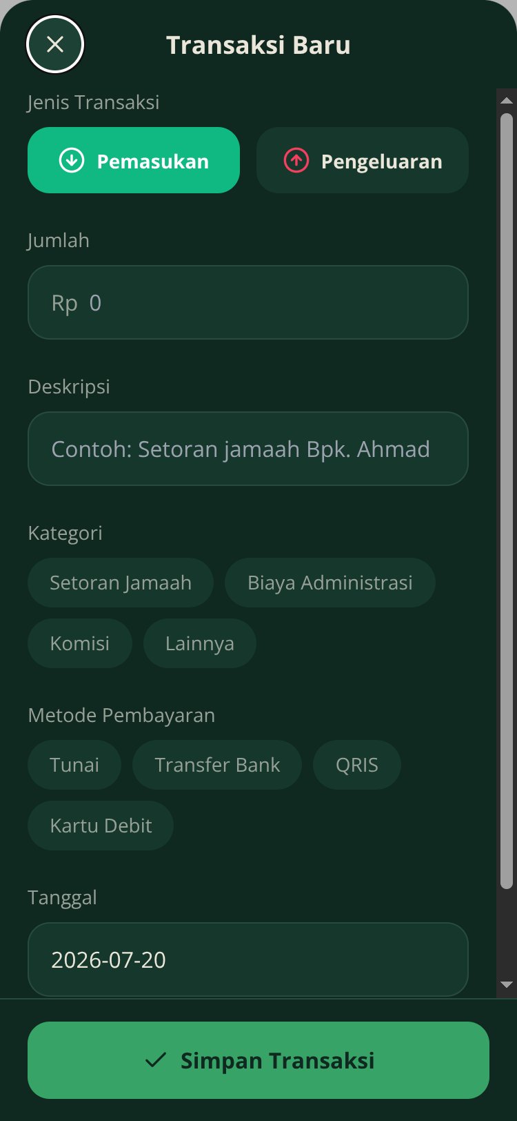 Keuangan Haji screen 1