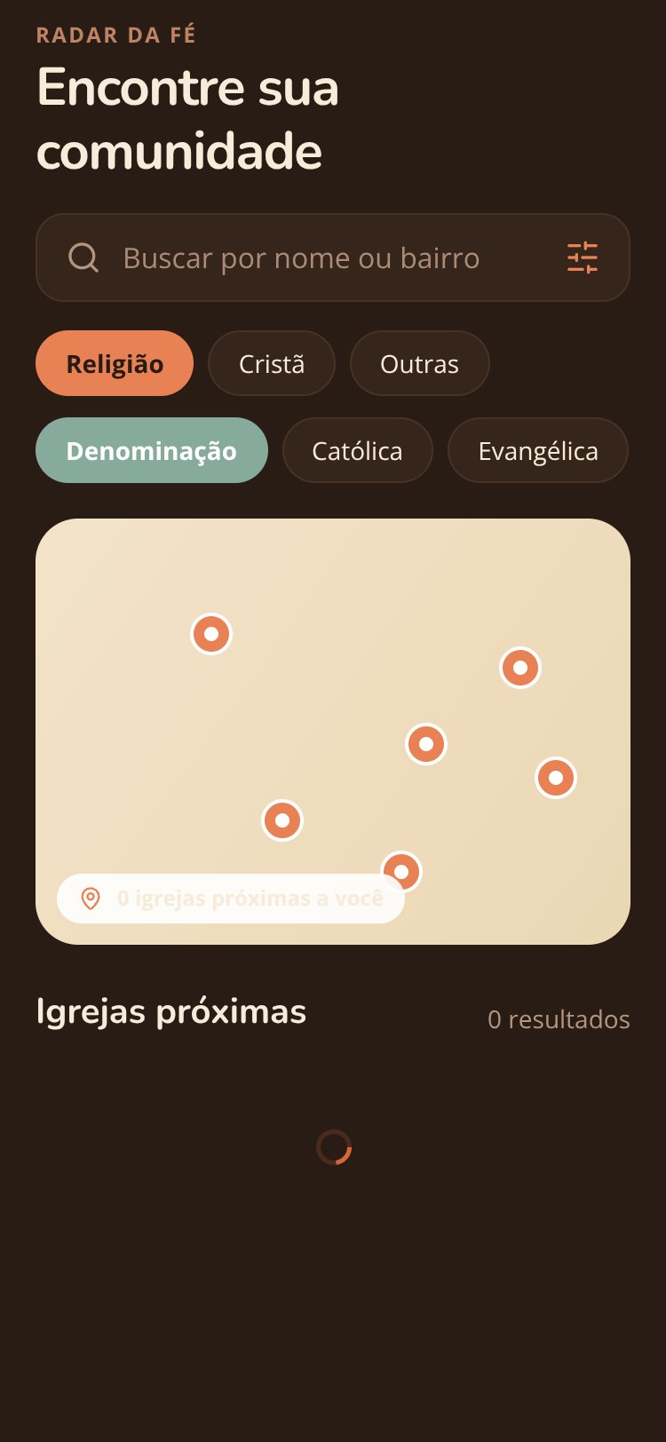 Radar da Fé screen 1