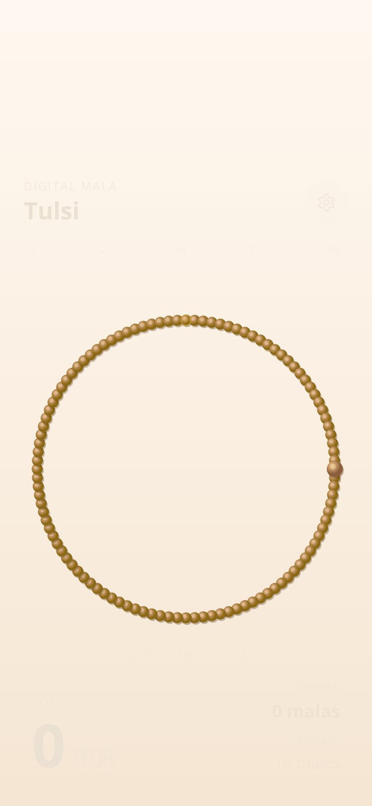 Digital Mala screen 1